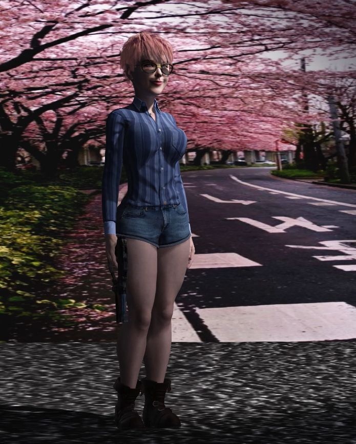 🌸 Crimson Sakura – Elite Operative 🎮 Avatar Feminino 3D Hiper Realista com Sistema Completo de Animações (Pacote Unity | Compatível com VRChat)