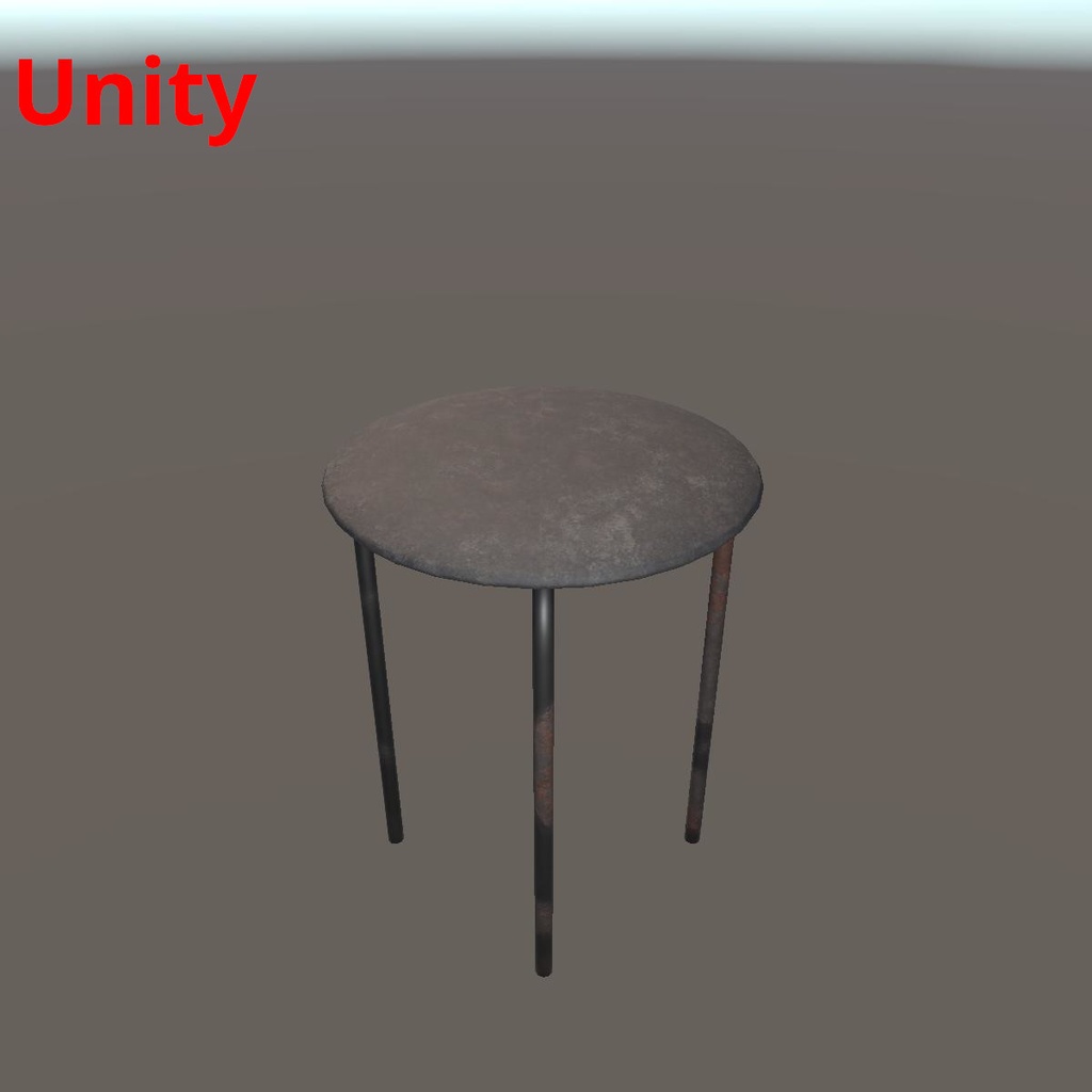 【Unity(URP)・UE5】ボロボロの丸椅子