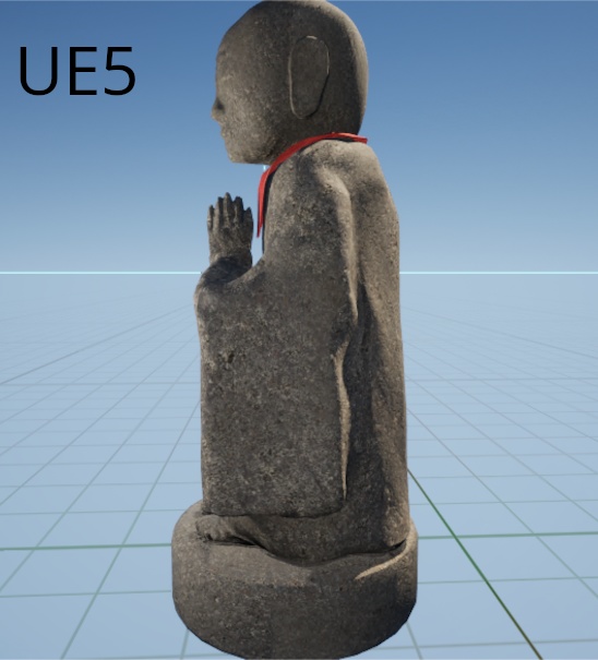 【Unity・UE5】お地蔵さん