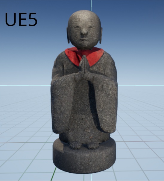 【Unity・UE5】お地蔵さん