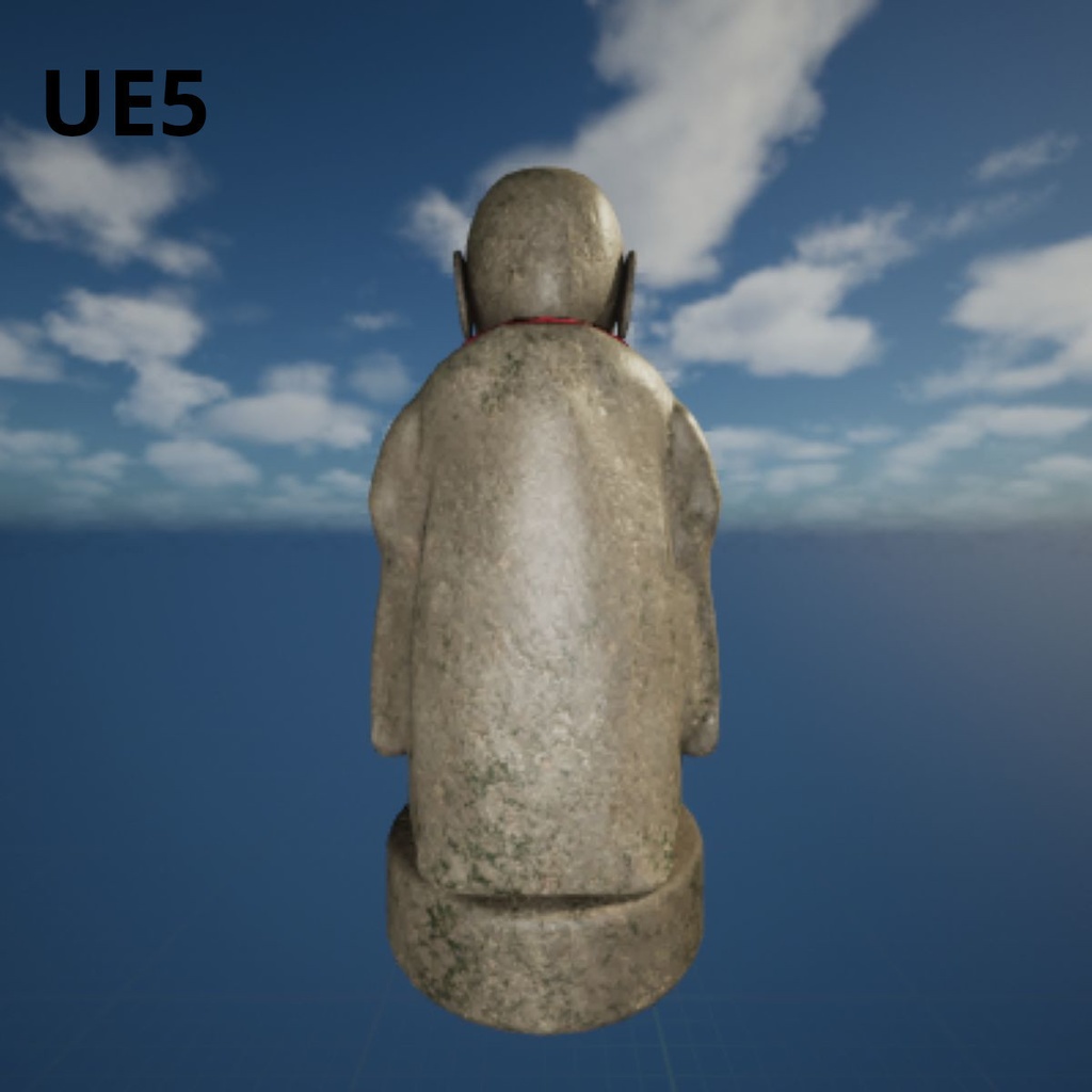 【Unity(URP)・UE5】お地蔵さん