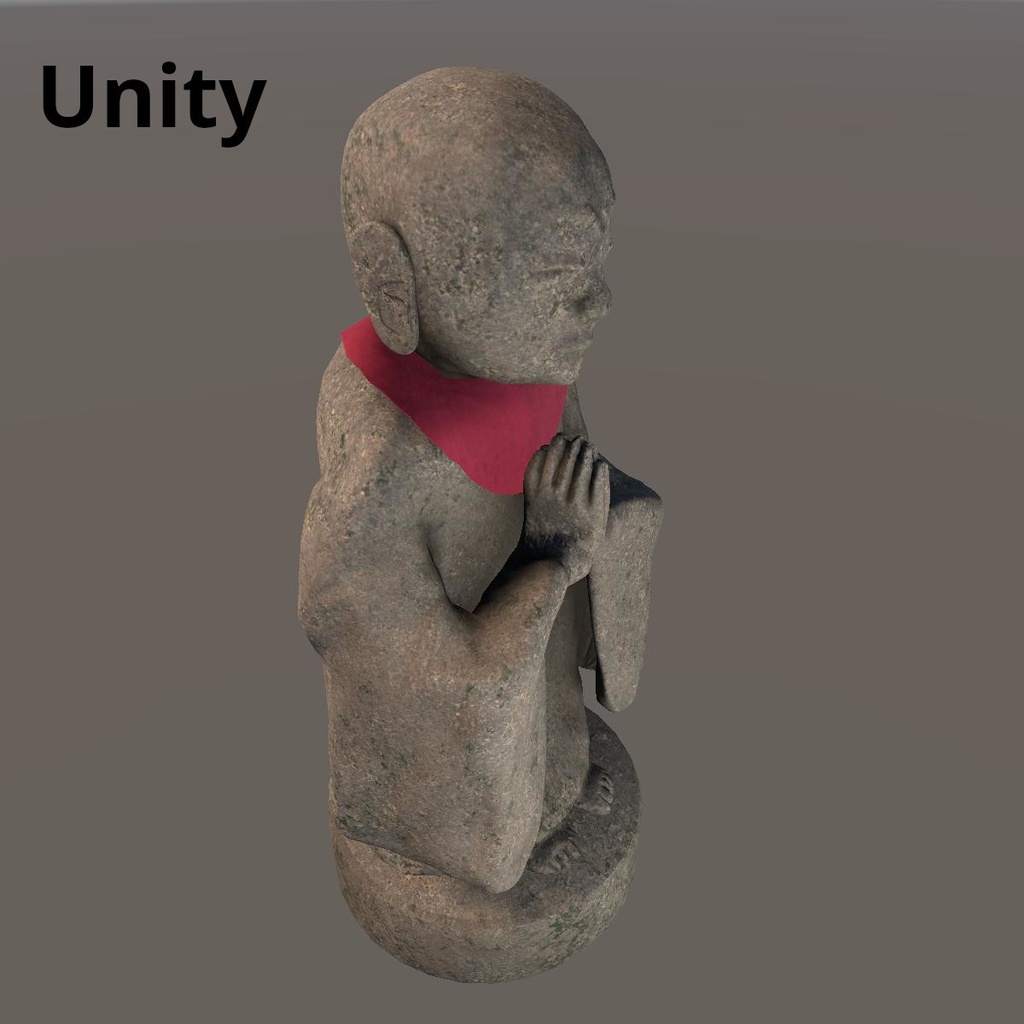 【Unity(URP)・UE5】お地蔵さん