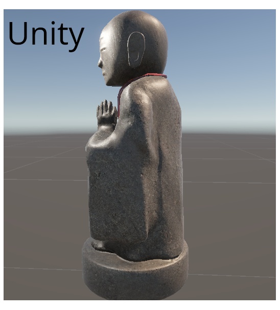 【Unity・UE5】お地蔵さん