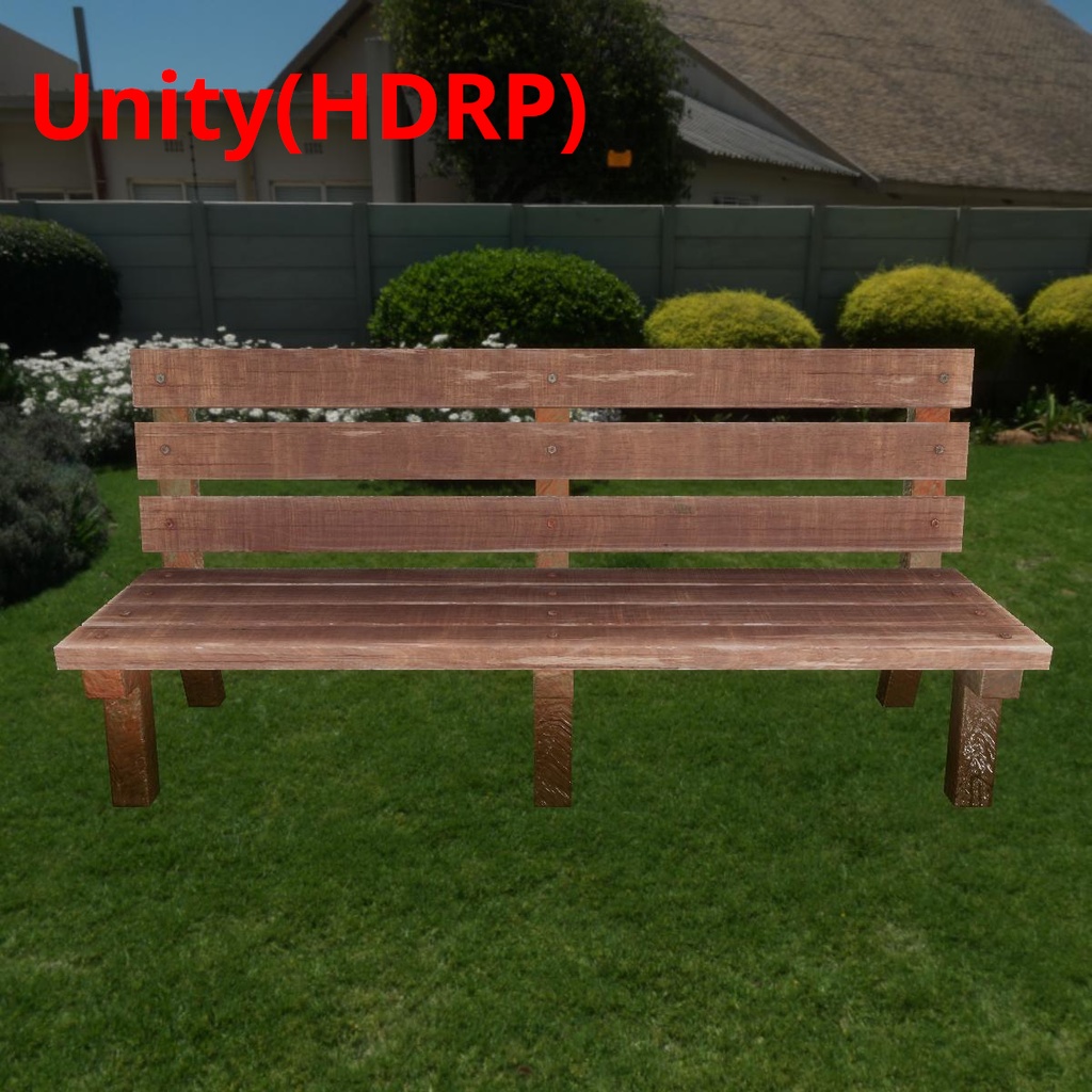 【Unity・UE5】長椅子