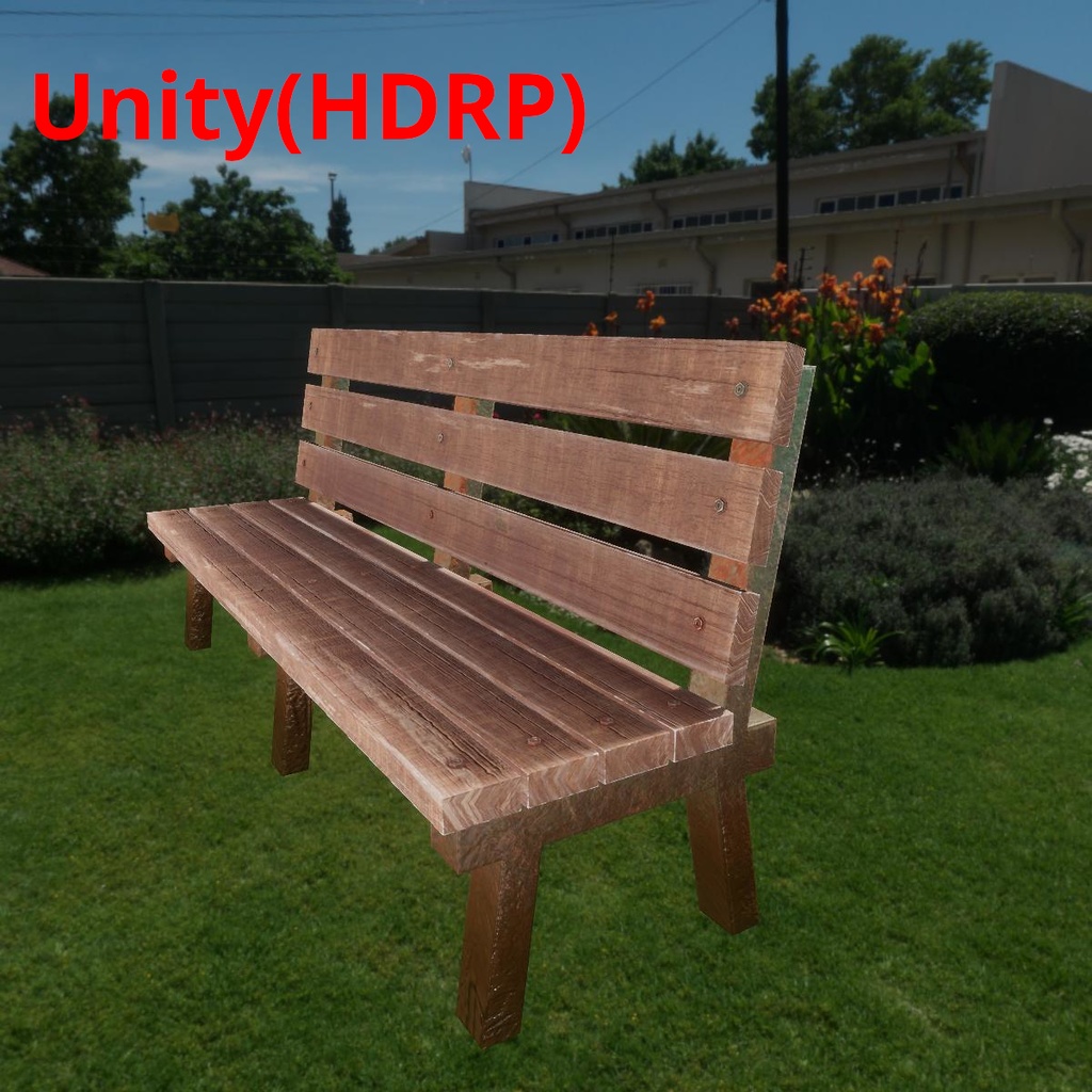 【Unity・UE5】長椅子