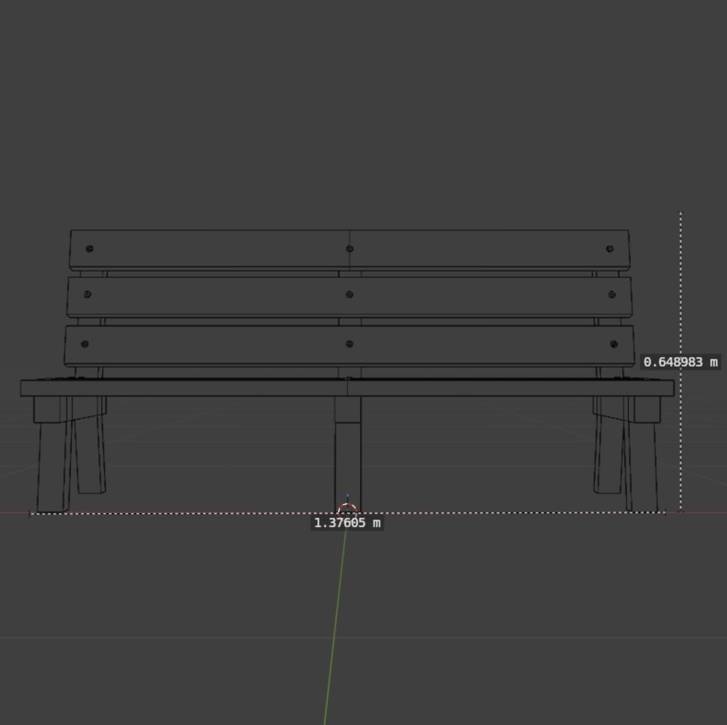 【Unity・UE5】長椅子