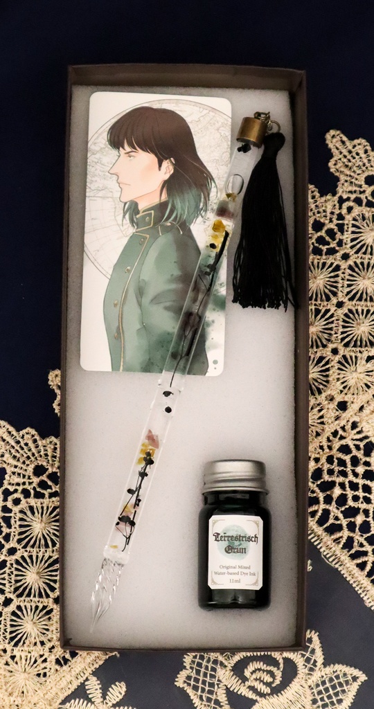 オリジナルインク+ガラスペンセット