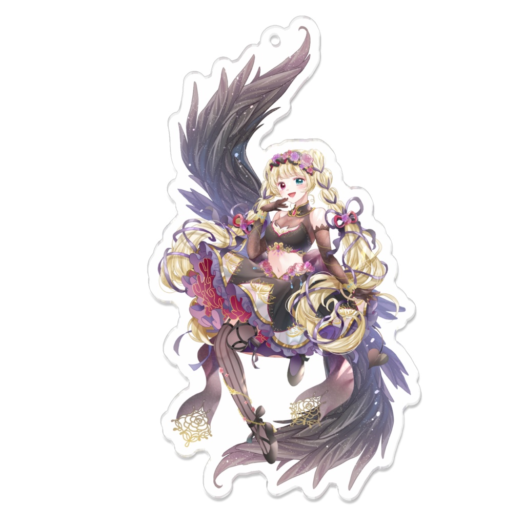 悪魔立ち絵 アクリルキーホルダー