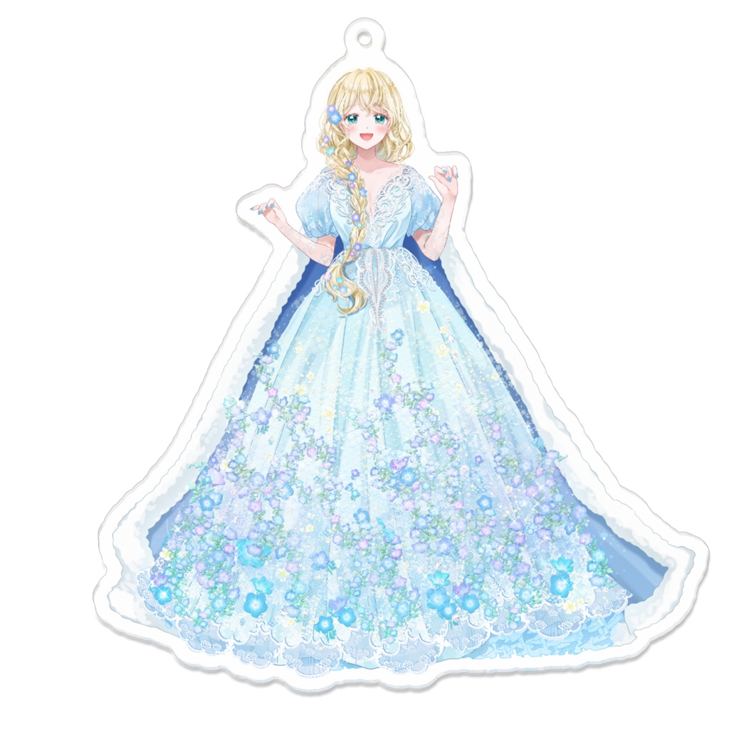 ネモフィラ立ち絵　マントあり　アクリルキーホルダー