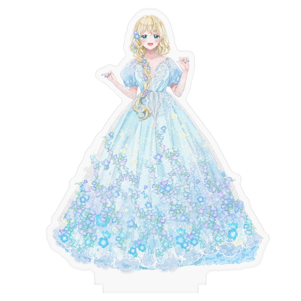 ネモフィラ立ち絵 マントなし アクリルフィギュア