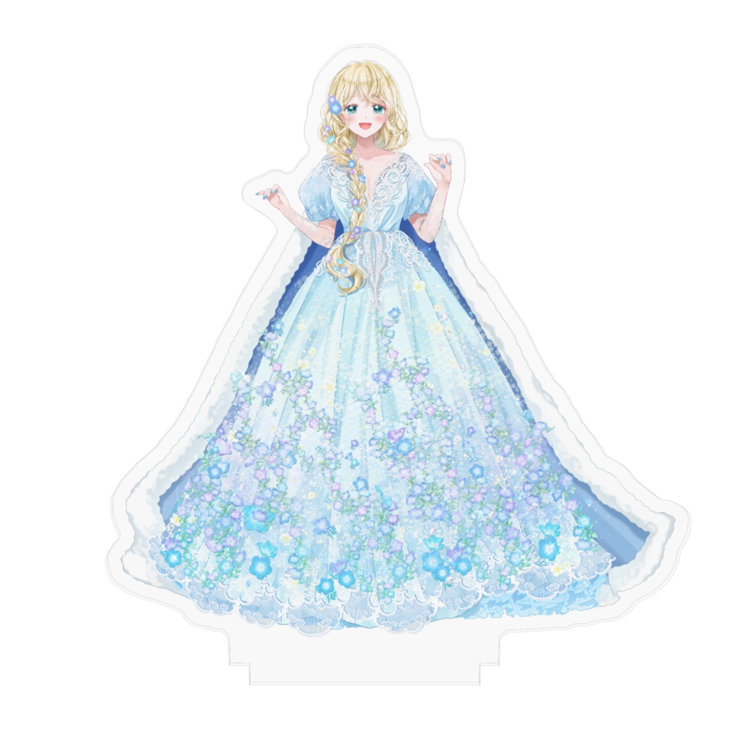 ネモフィラ立ち絵 マントあり アクリルフィギュア