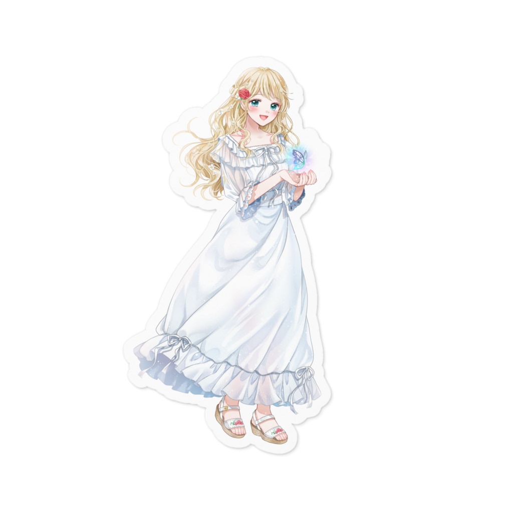 蝶々立ち絵　ステッカー