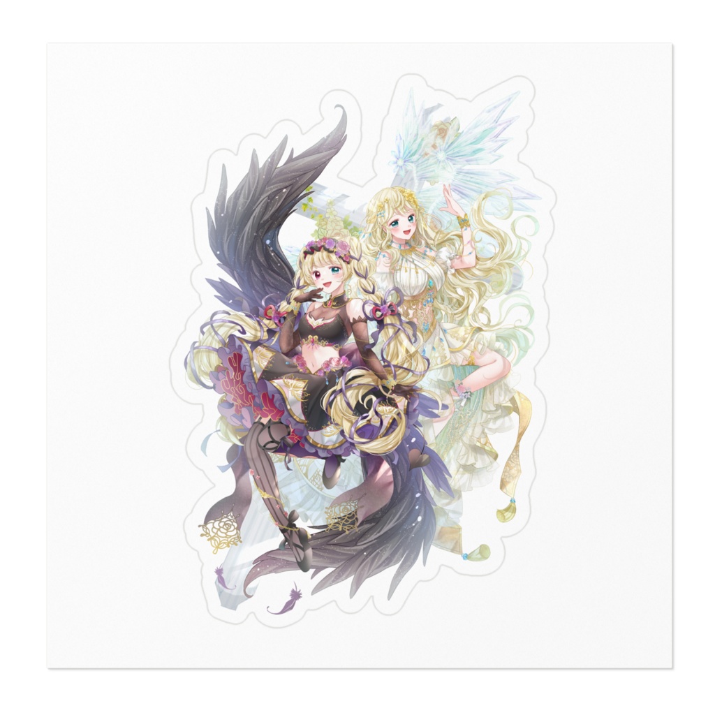 天悪立ち絵 ステッカー