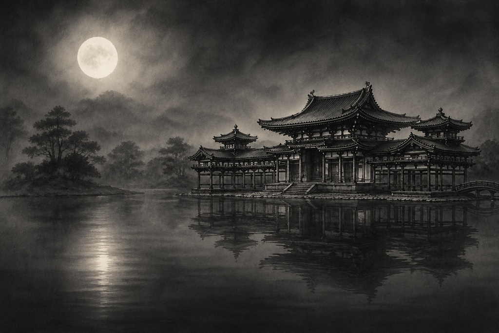 静寂の四季 ― 平等院鳳凰堂 水墨画集 / Seasons of Silence — Byodo-in Phoenix Hall Sumi-e Series