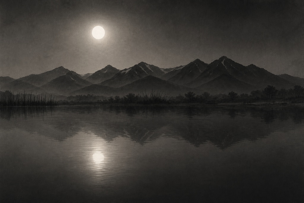 静寂の輪郭 — 知床五湖 四季水墨連作 / Contours of Silence — Shiretoko Five Lakes Seasonal Sumi-e Series