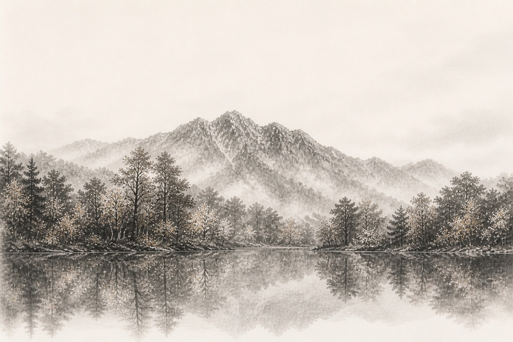 静寂の上高地 ― 季節の余白（三景）  /  Kamikochi in Stillness — Seasonal Silence (Triptych)