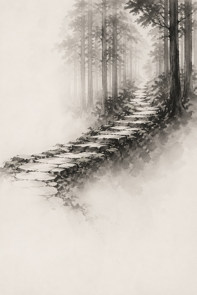 静寂の巡礼 ― 熊野古道 水墨三景 / Pilgrimage of Silence — Kumano Kodo Sumi-e Trilogy