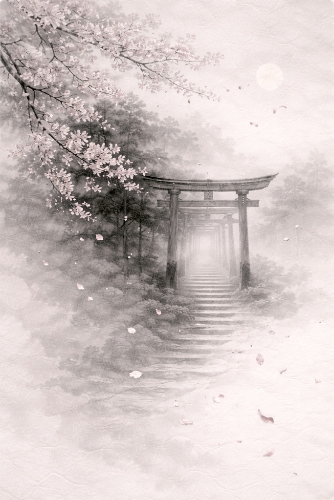 静寂の千本鳥居  /  Senbon Torii in Silence 