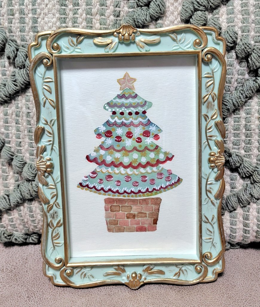 ※専用　水彩ツリー🎄原画①