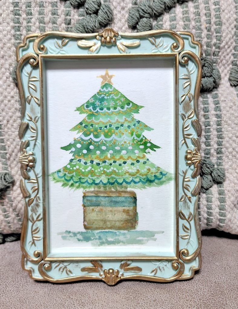 水彩ツリー🎄原画②