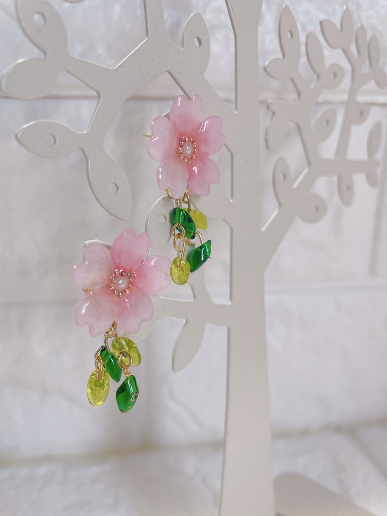 サクラ咲く(ピアス)