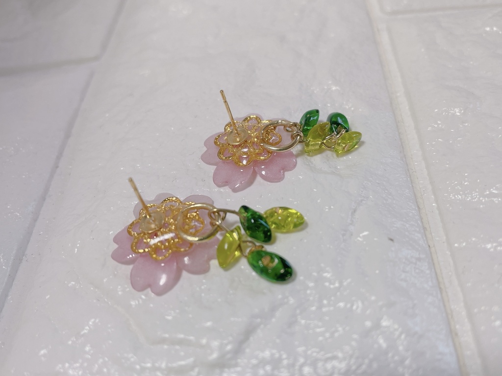 サクラ咲く(ピアス)