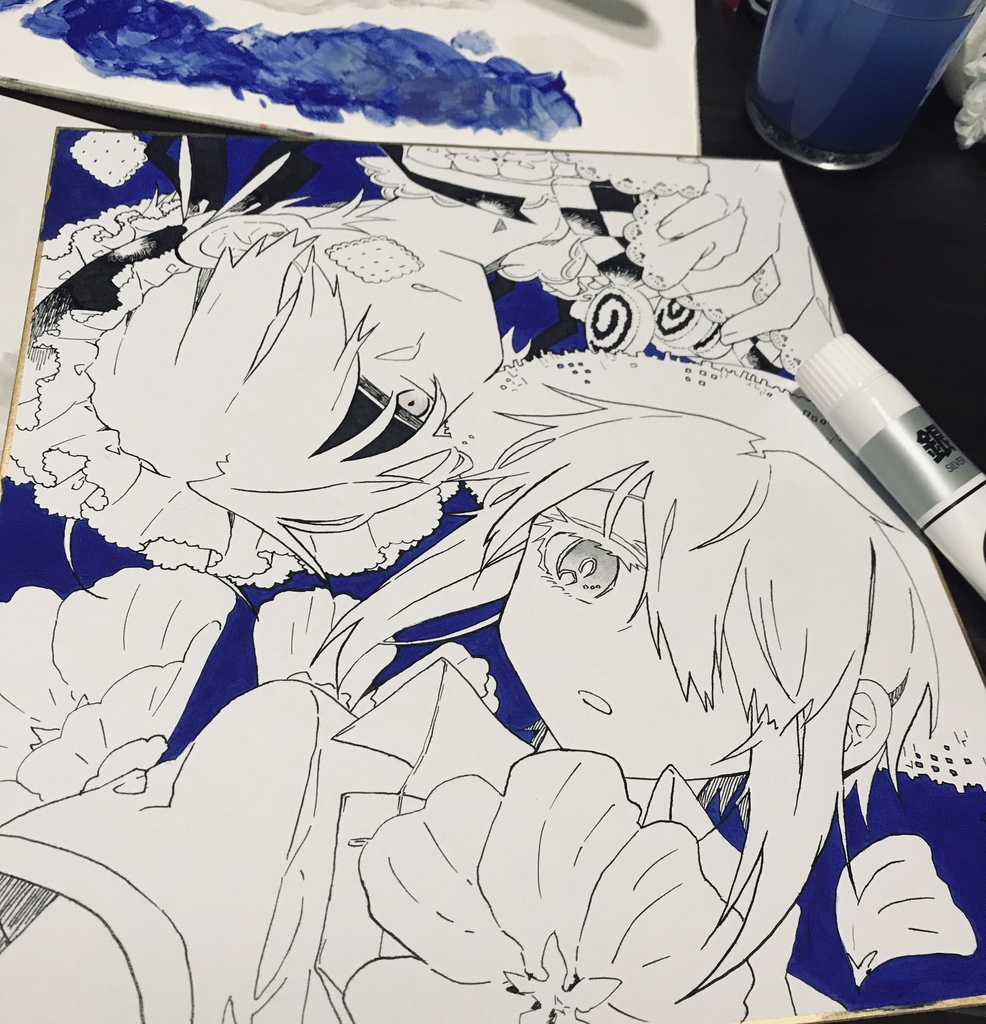 リクエスト色紙(大)