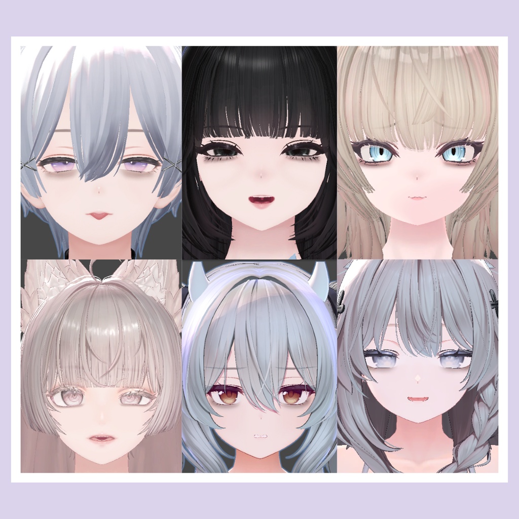 シンプルくまメイク【22アバター対応】