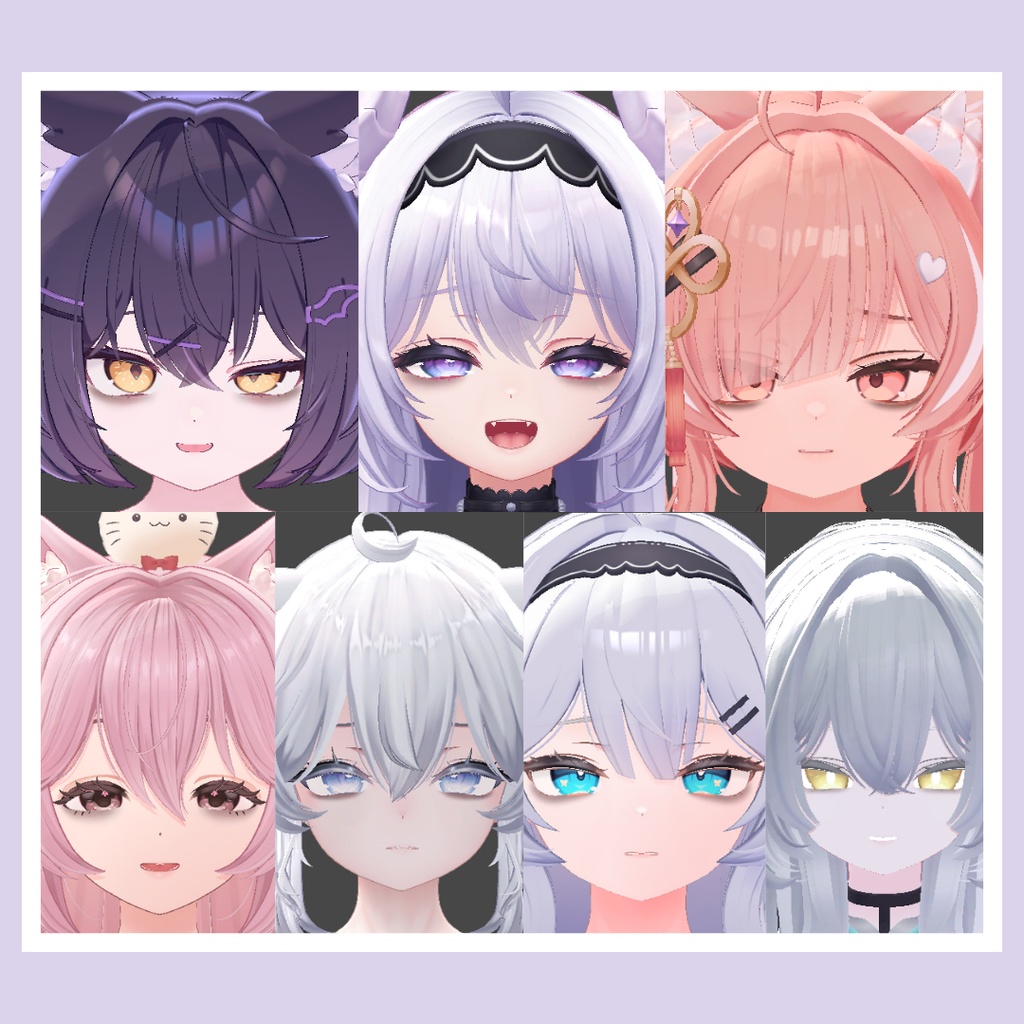 シンプルくまメイク【22アバター対応】