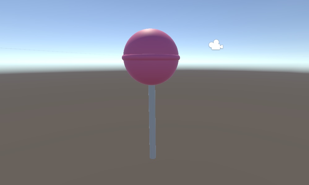 あいうえお順シリーズ 01_飴玉（棒付き） 3Dモデル（FBX） 