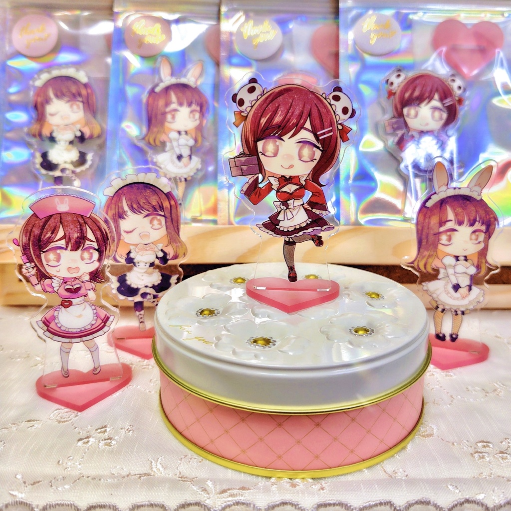 メイドさんのアクリルスタンド