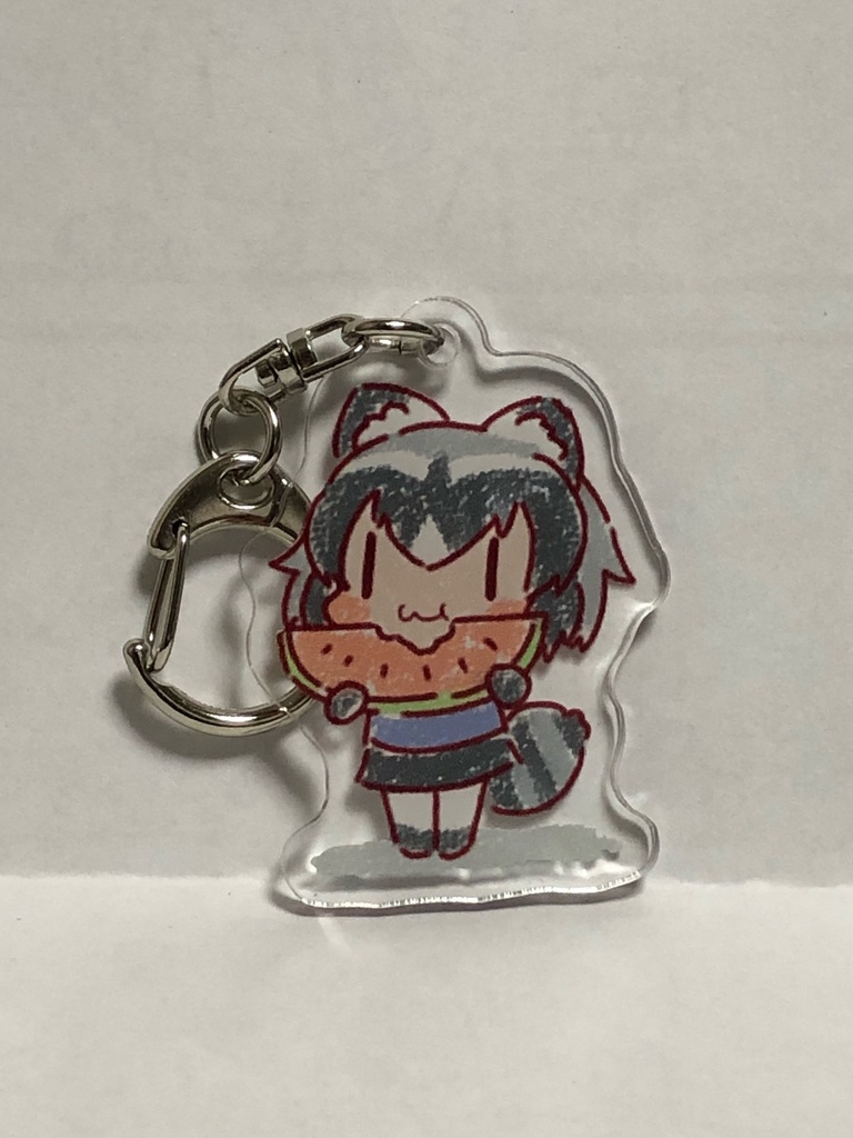 けものフレンズ、アライさんのアクキー（スイカ）