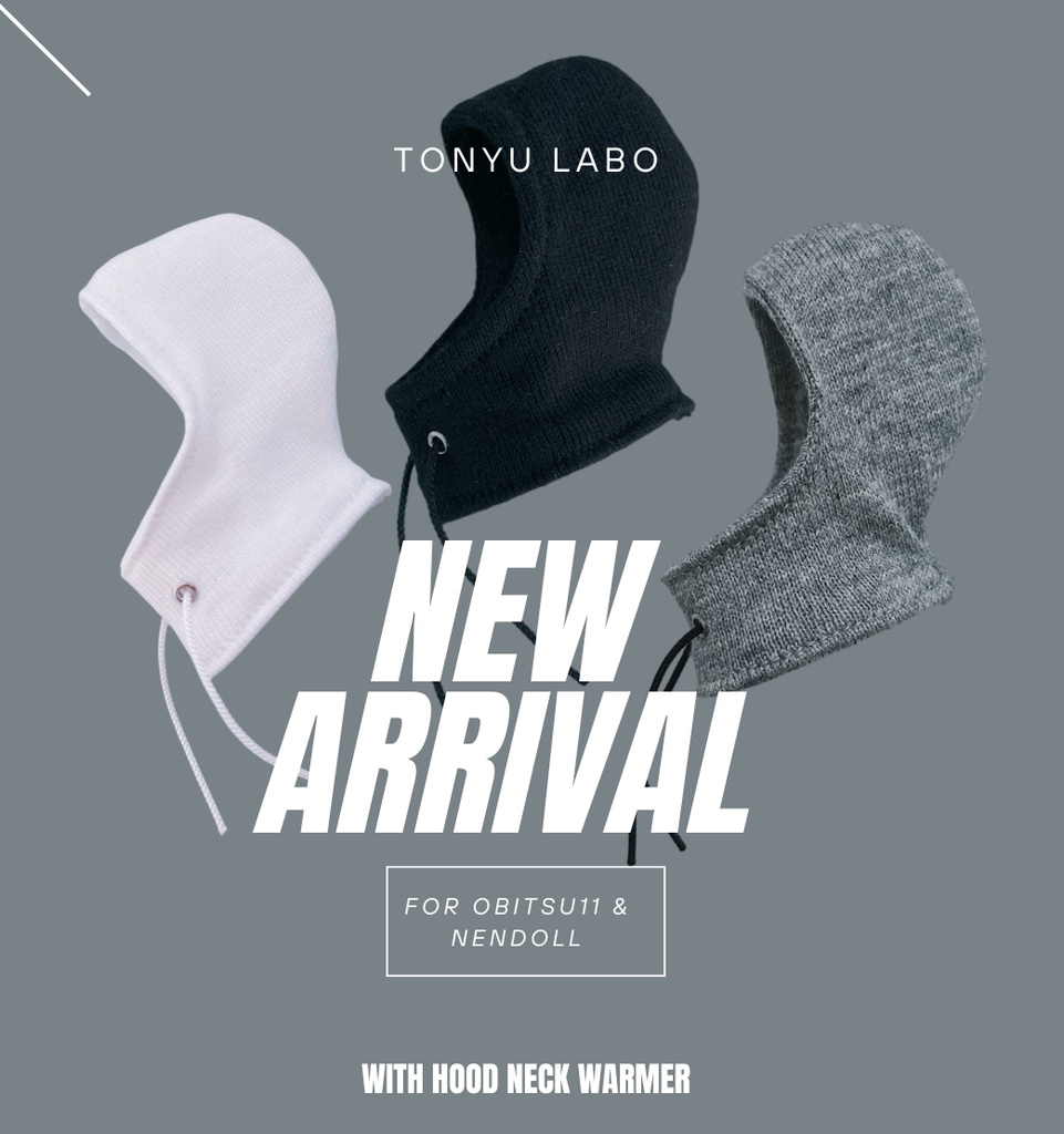 with hood neckwarmer