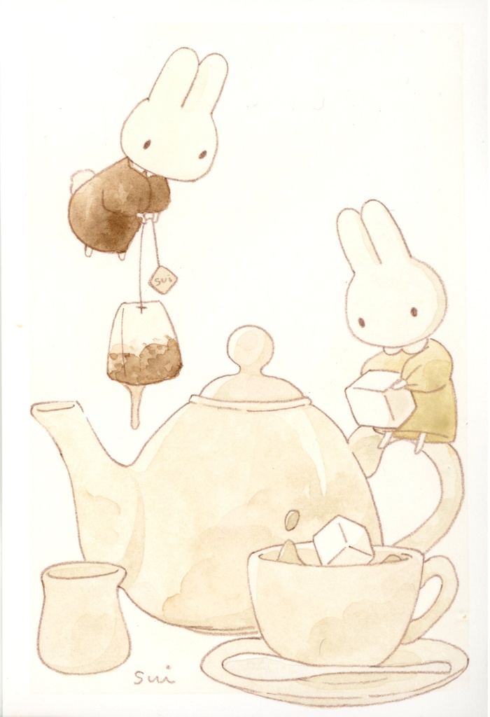 うさぎとミルクティー
