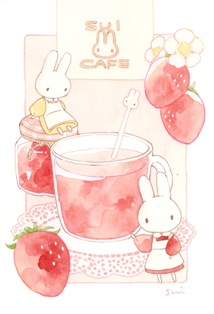 うさぎといちごミルク