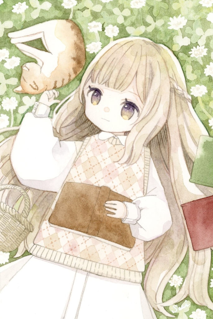 【女の子イラスト】春の休日