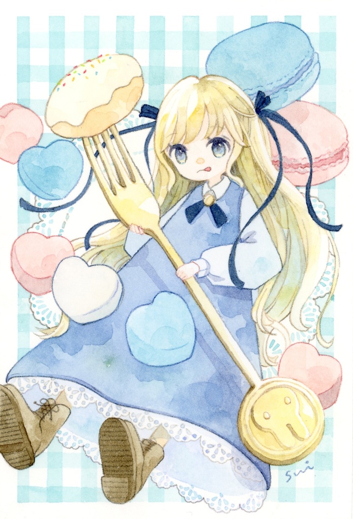 ホワイトデー【女の子イラスト】