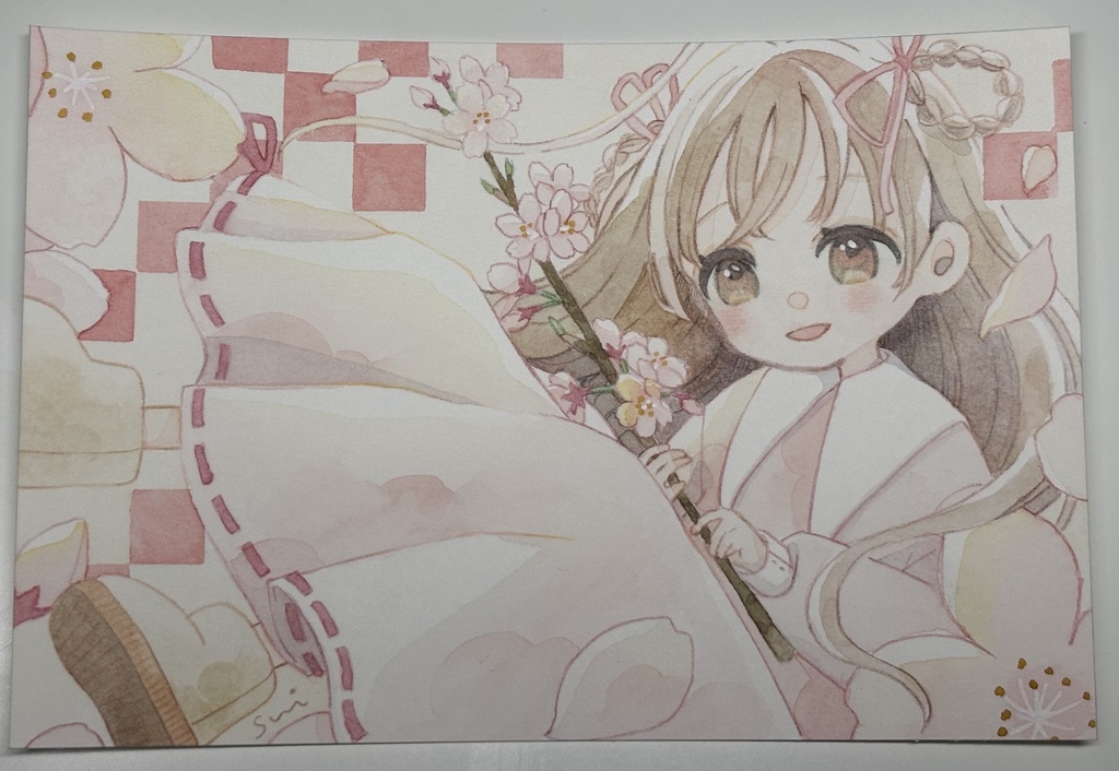 CHERRY BLOSSOMS【女の子イラスト】