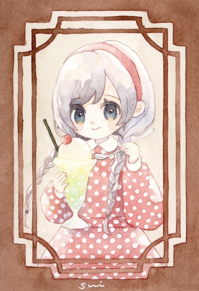 昭和レトロ【女の子イラスト】