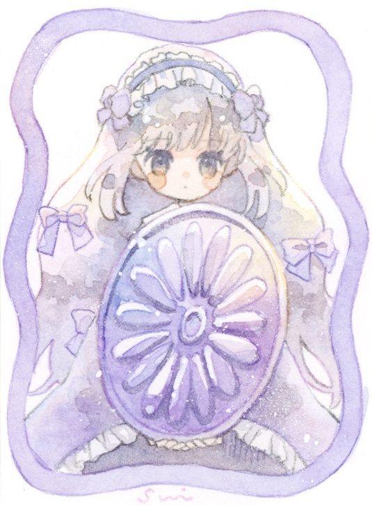 キラキラドロップス【女の子イラスト】