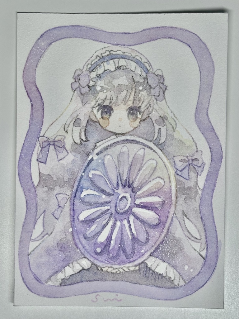 キラキラドロップス【女の子イラスト】