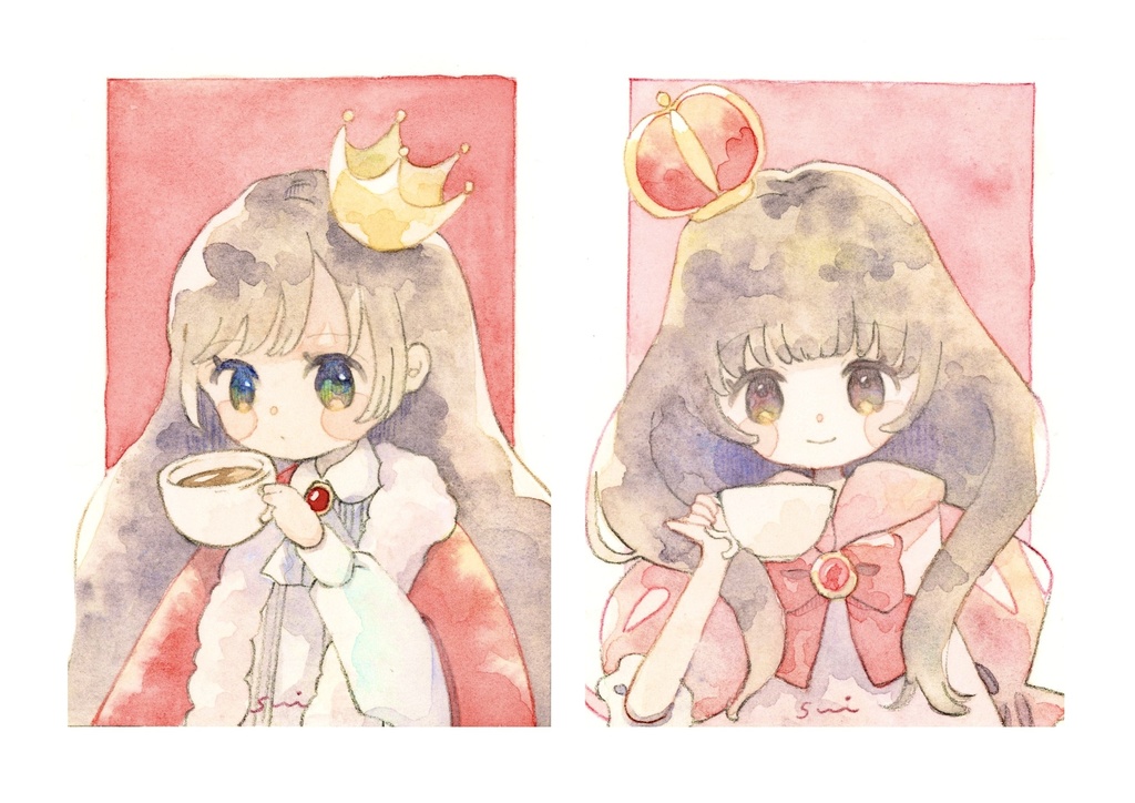KING&QUEEN【女の子イラスト】