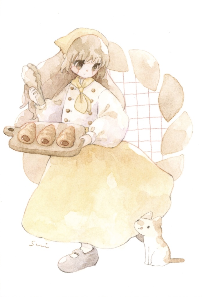 「君は食べられないよ」【女の子イラスト】