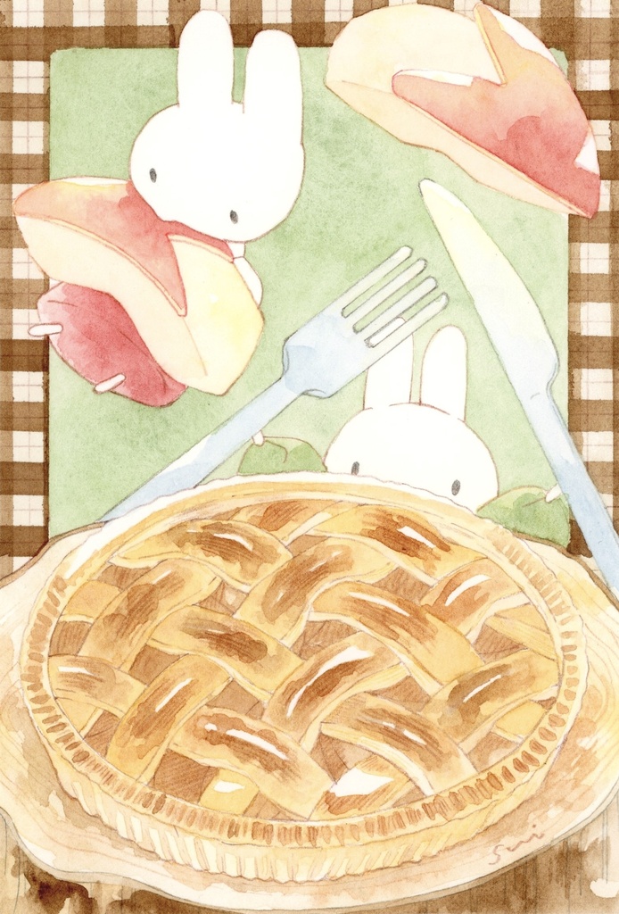 うさぎとアップルパイ