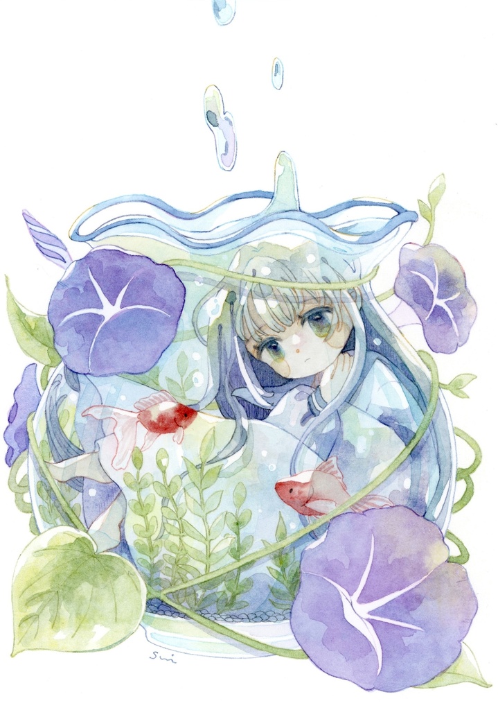 朝顔の花言葉「あなたに絡みつく」