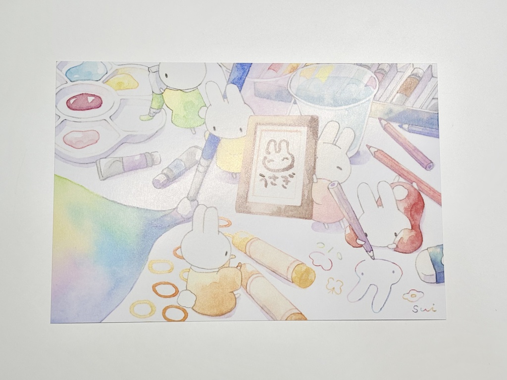 【全4種】うさぎポストカード
