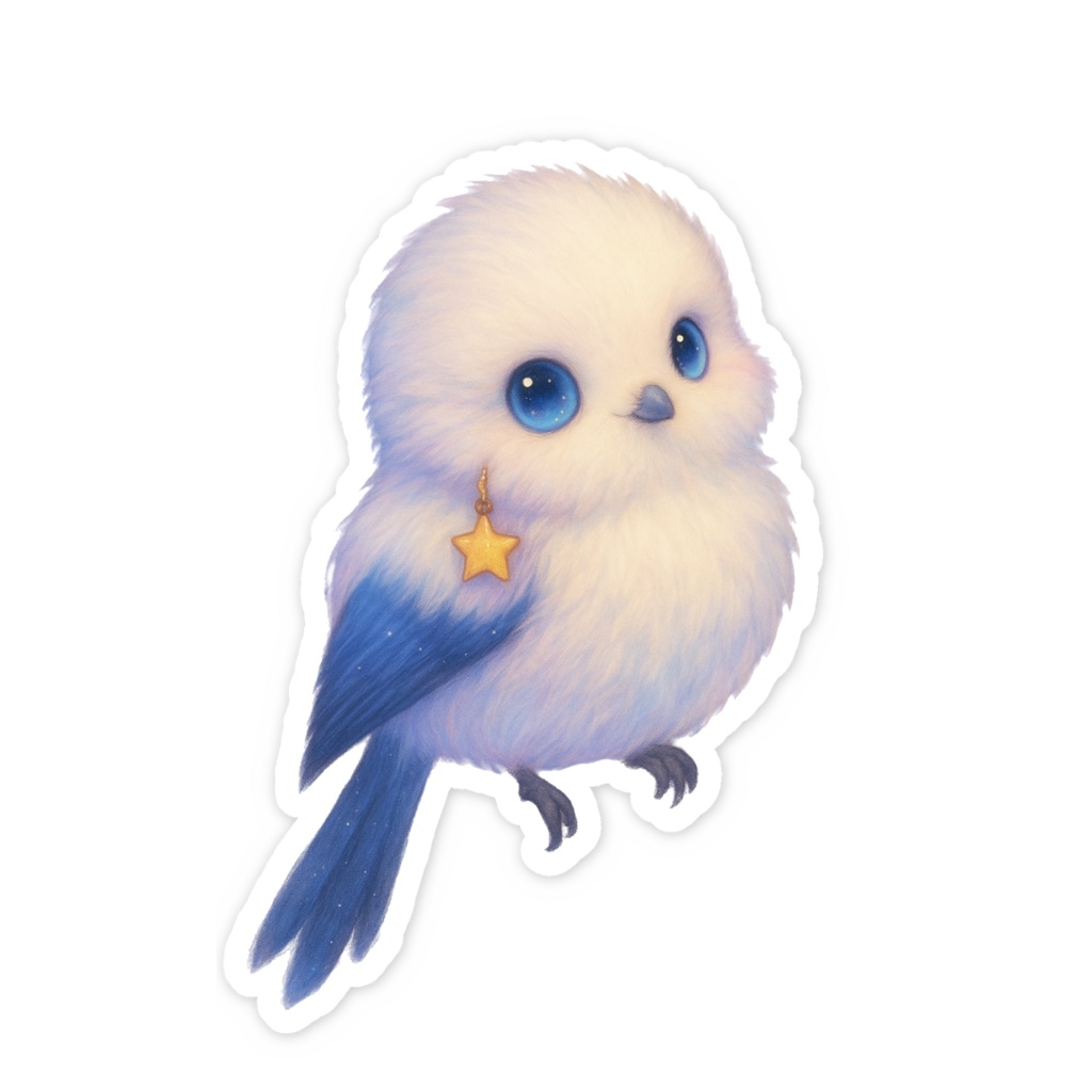 ルルナ・シルフィー スマホステッカー