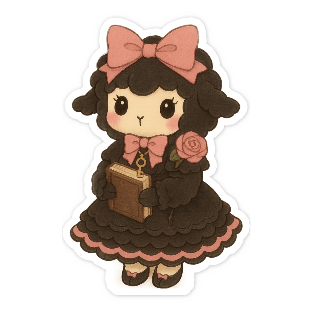 クロエ・ロゼリア スマホステッカー