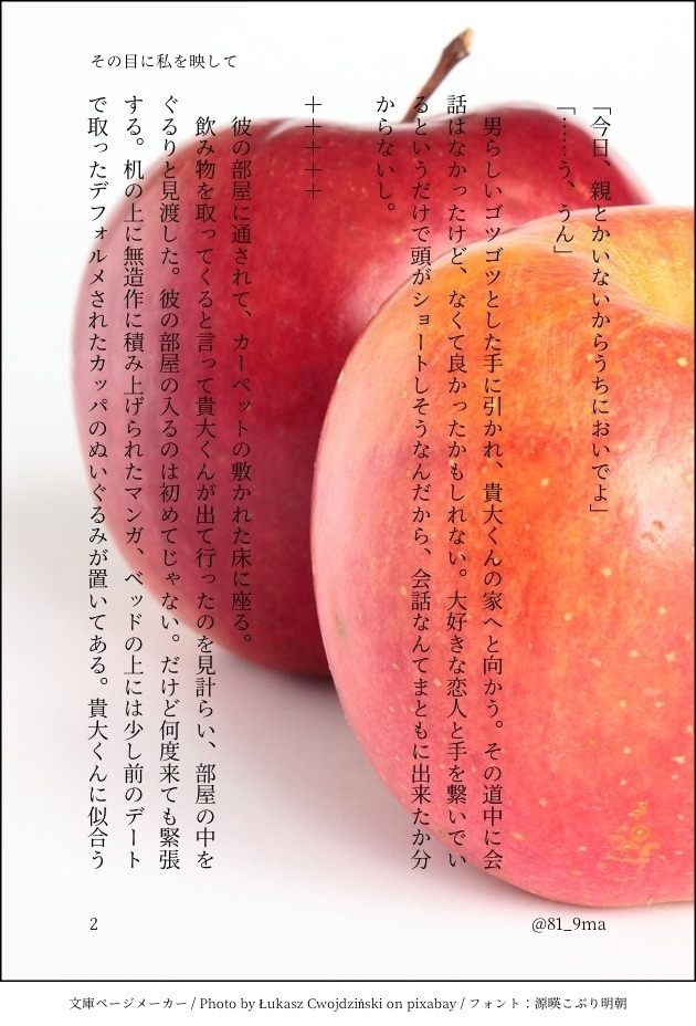 小説オーダー承ります。