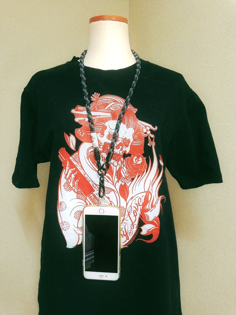 ☆パラコードで作るスマホショルダーストラップ☆緑